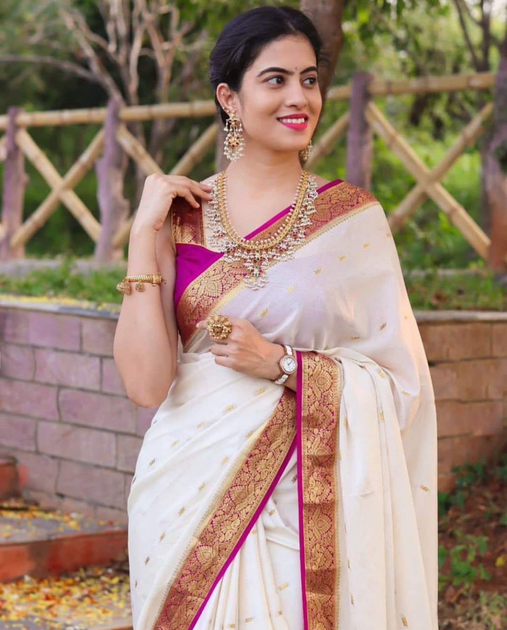Woven Banarasi Art Silk Saree