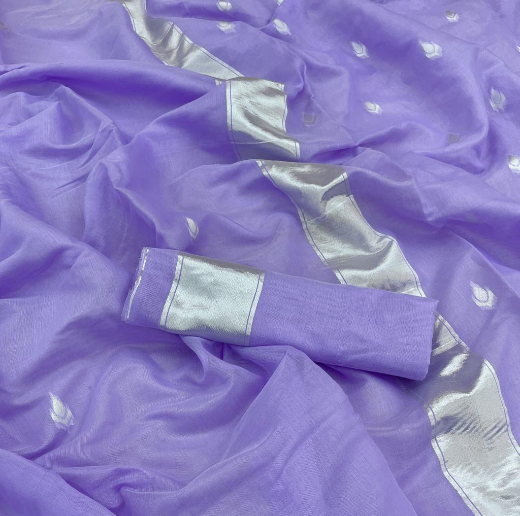 Women Woven Kanjeevaram Silk (Purple)