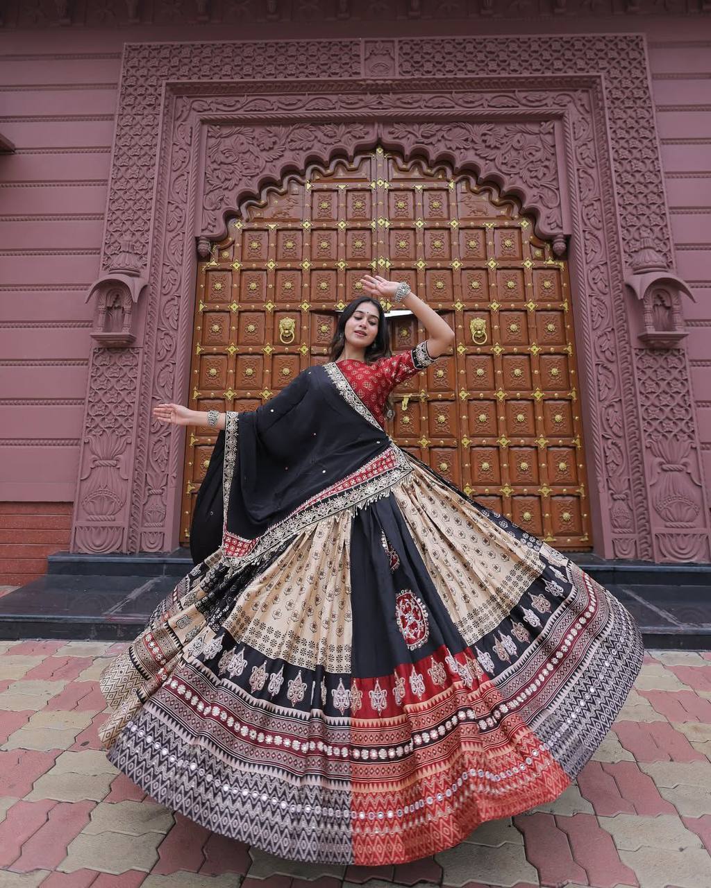 Designer Printed Lehenga Choli with Dupatta