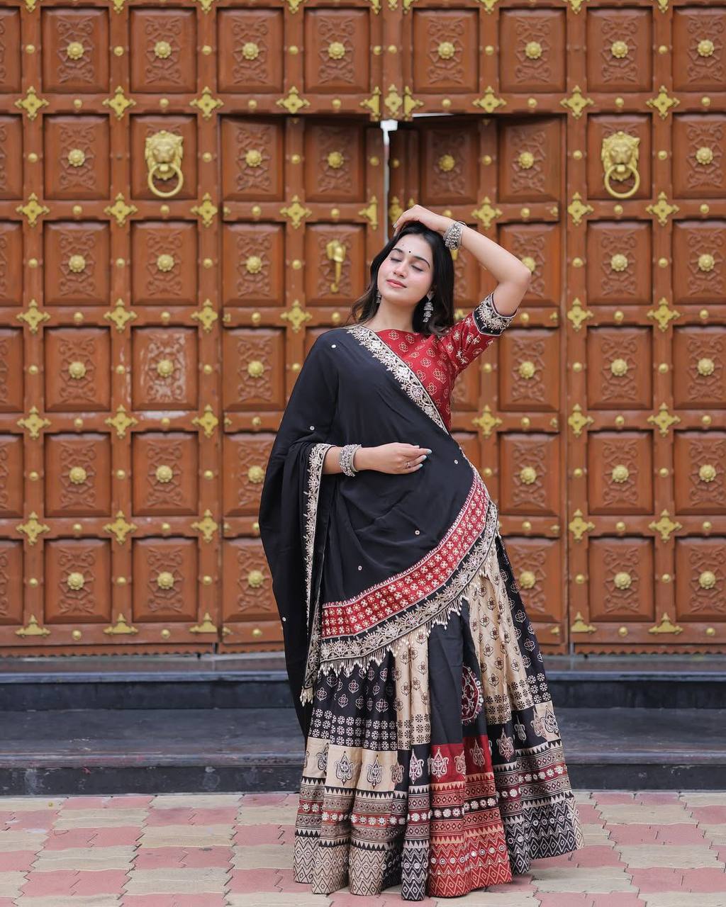 Designer Printed Lehenga Choli with Dupatta