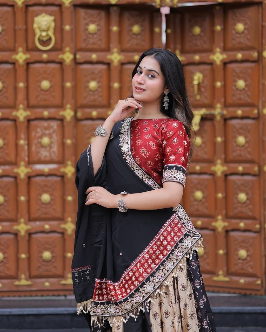Designer Printed Lehenga Choli with Dupatta