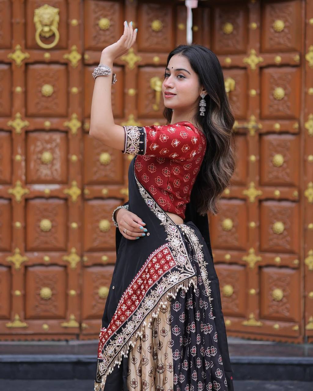 Designer Printed Lehenga Choli with Dupatta
