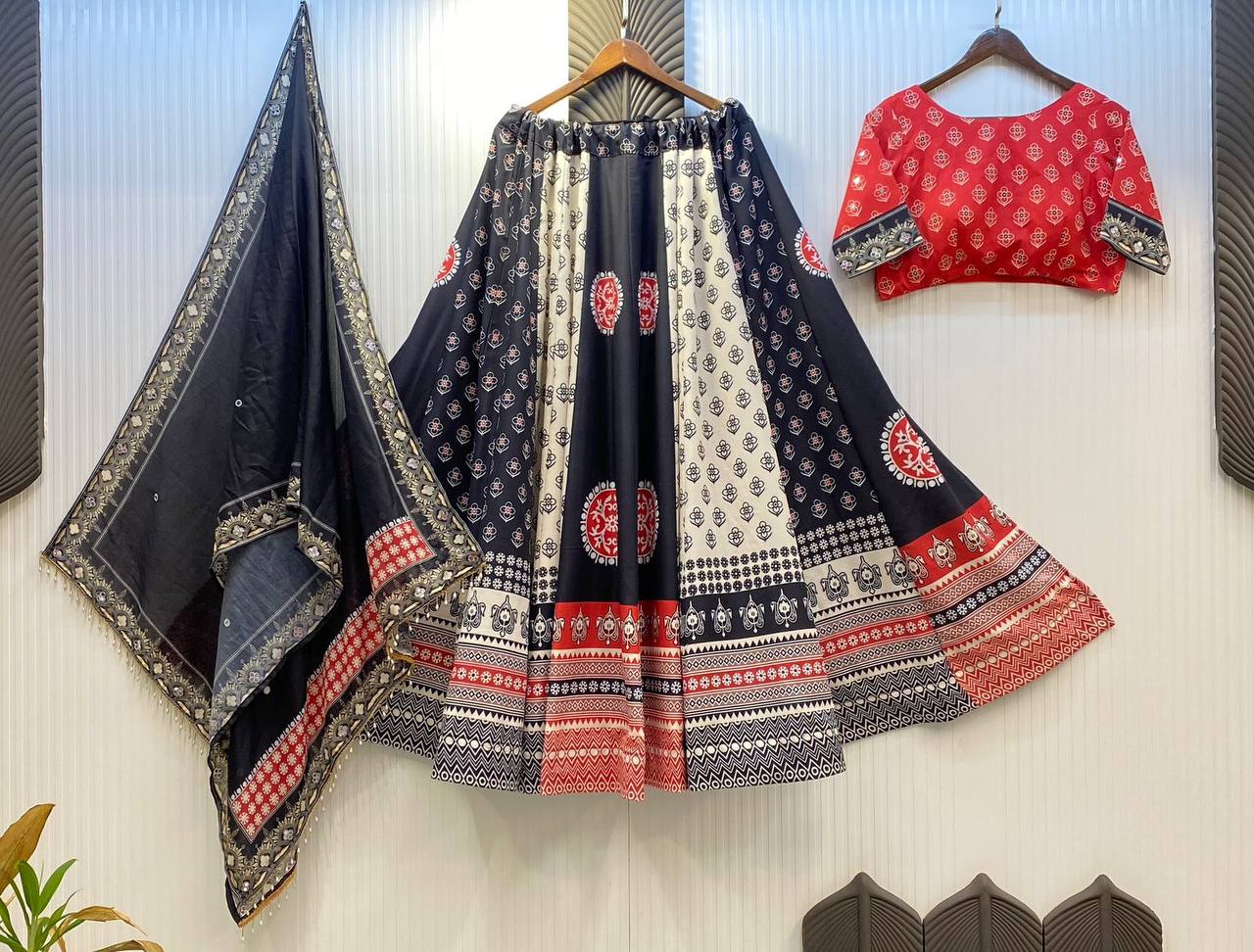 Designer Printed Lehenga Choli with Dupatta