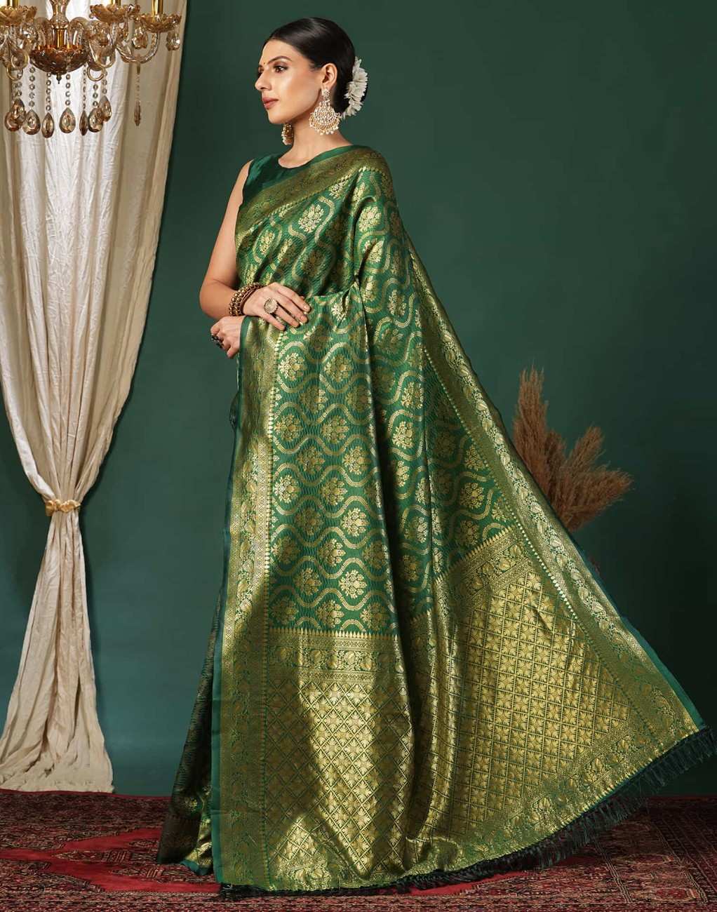 Embellished Banarasi Pure Silk Saree