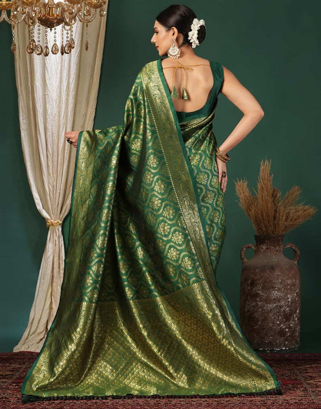 Embellished Banarasi Pure Silk Saree