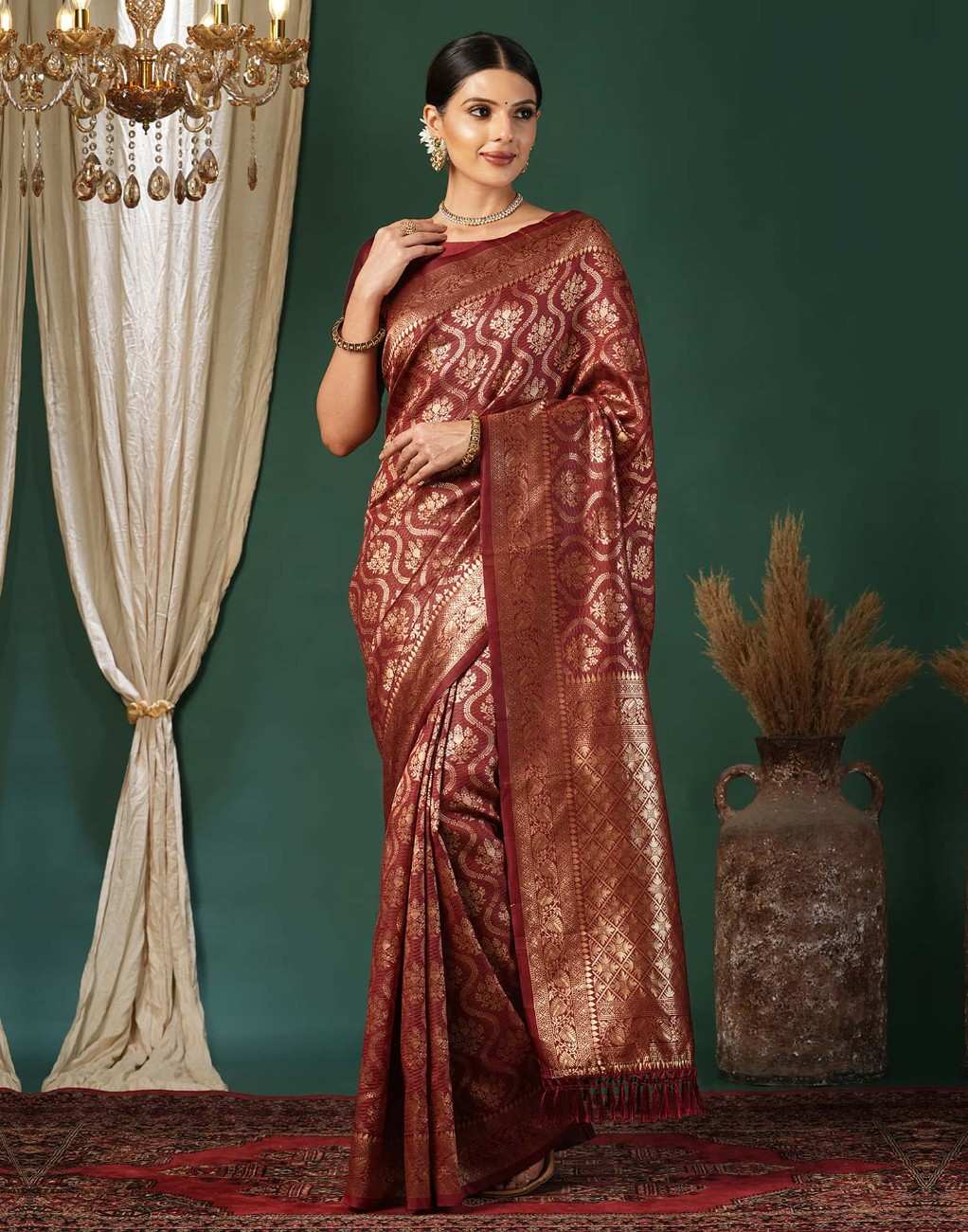 Embellished Banarasi Pure Silk Saree