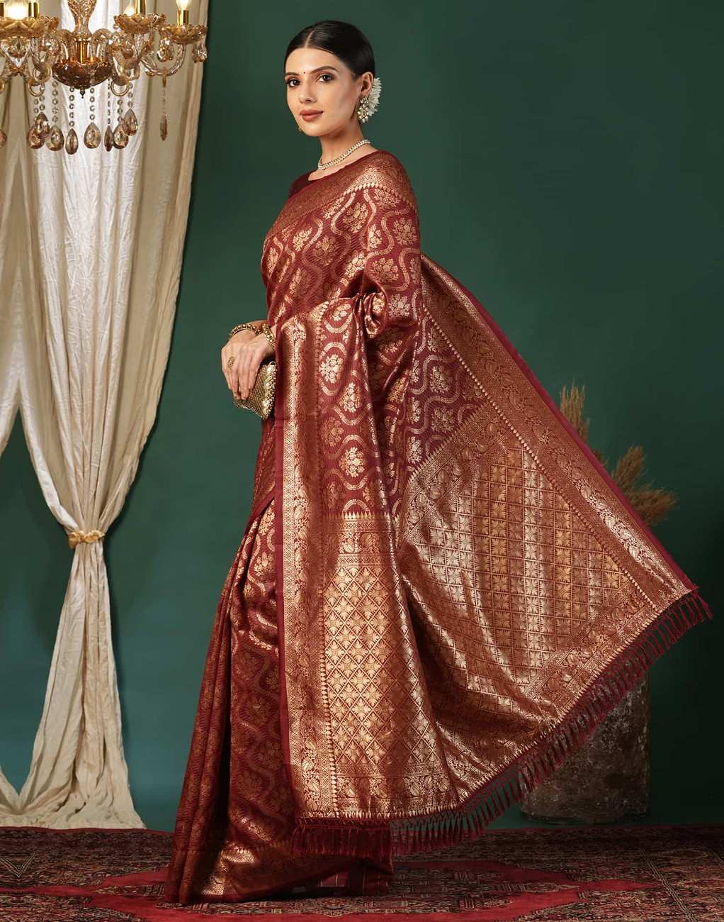 Embellished Banarasi Pure Silk Saree