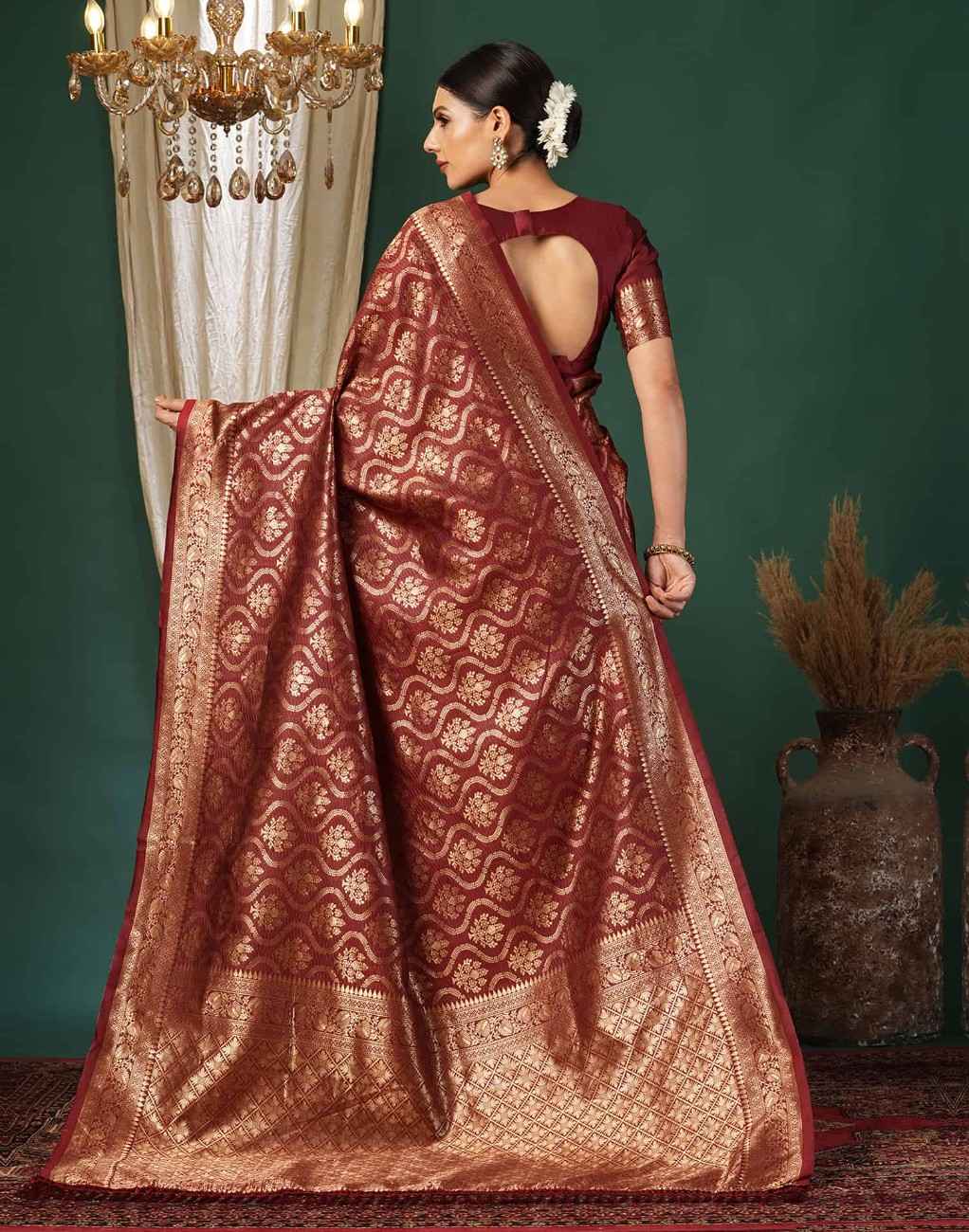 Embellished Banarasi Pure Silk Saree