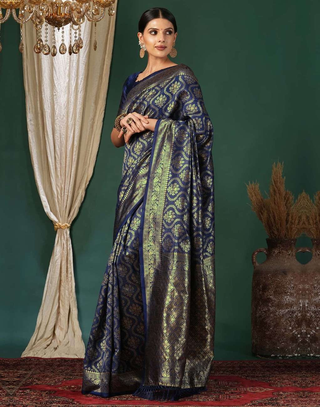 Embellished Banarasi Pure Silk Saree
