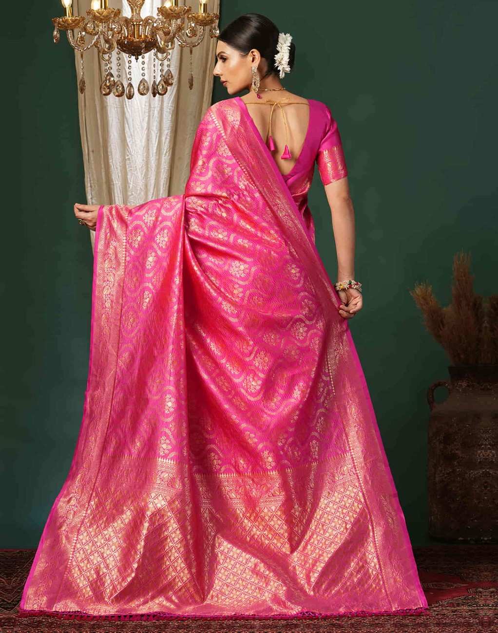 Embellished Banarasi Pure Silk Saree