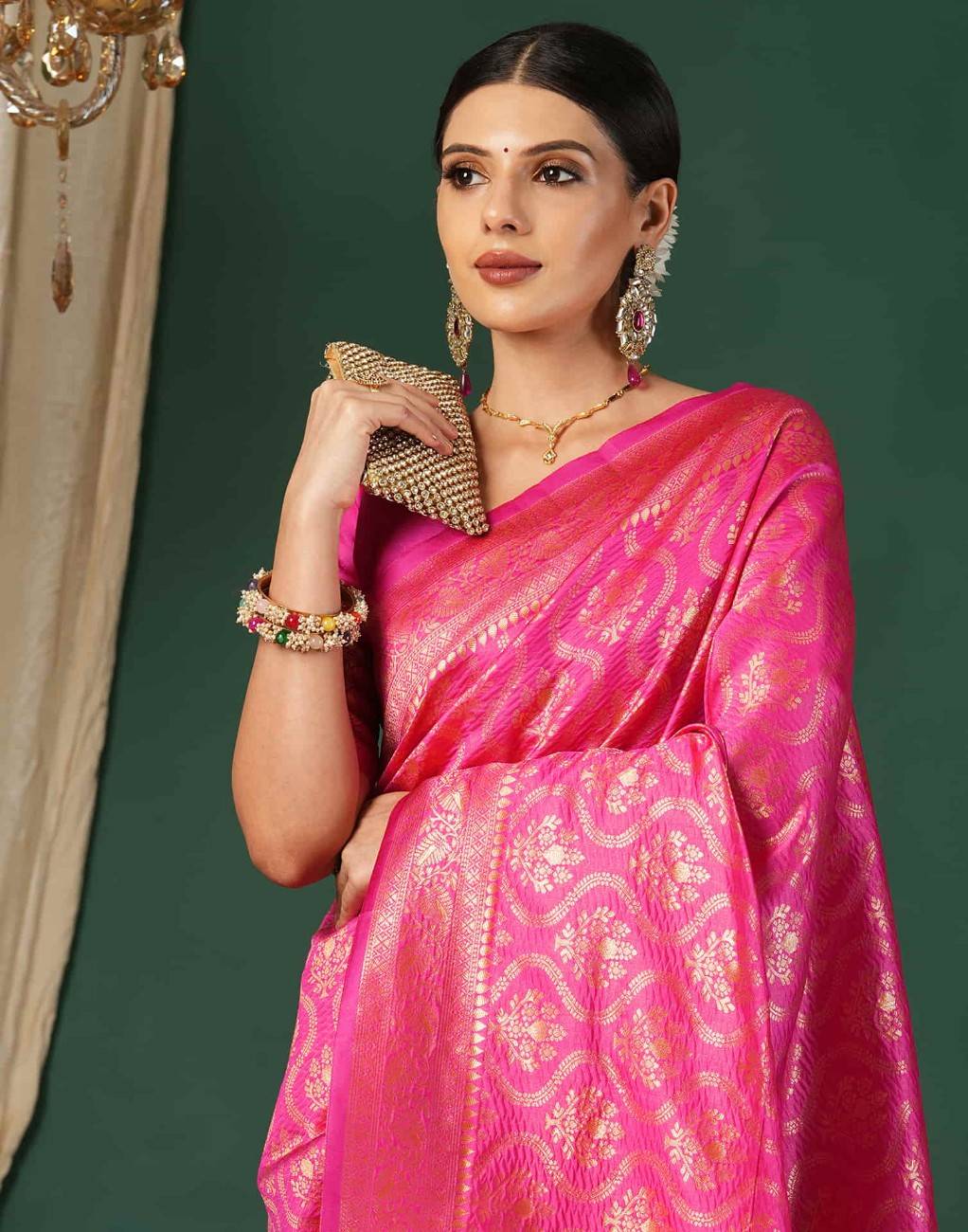 Embellished Banarasi Pure Silk Saree