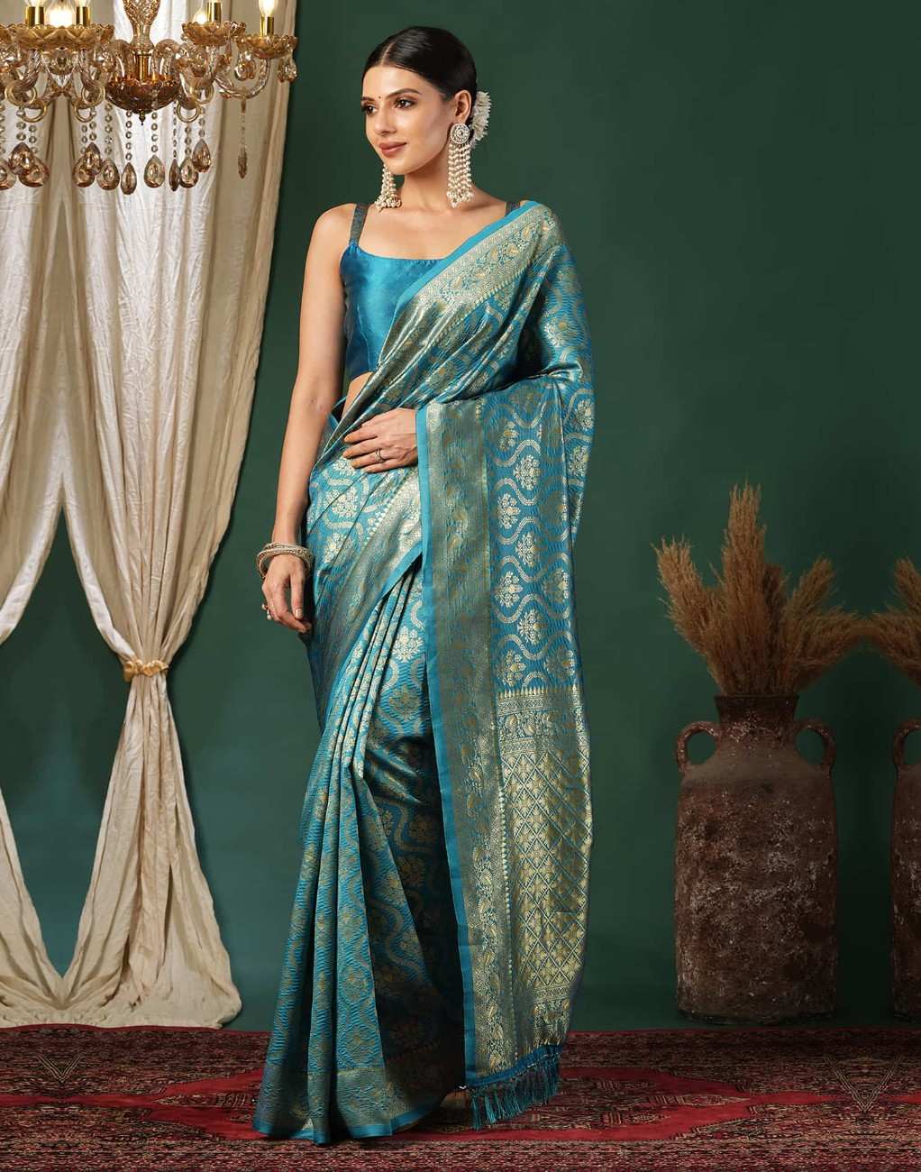 Embellished Banarasi Pure Silk Saree