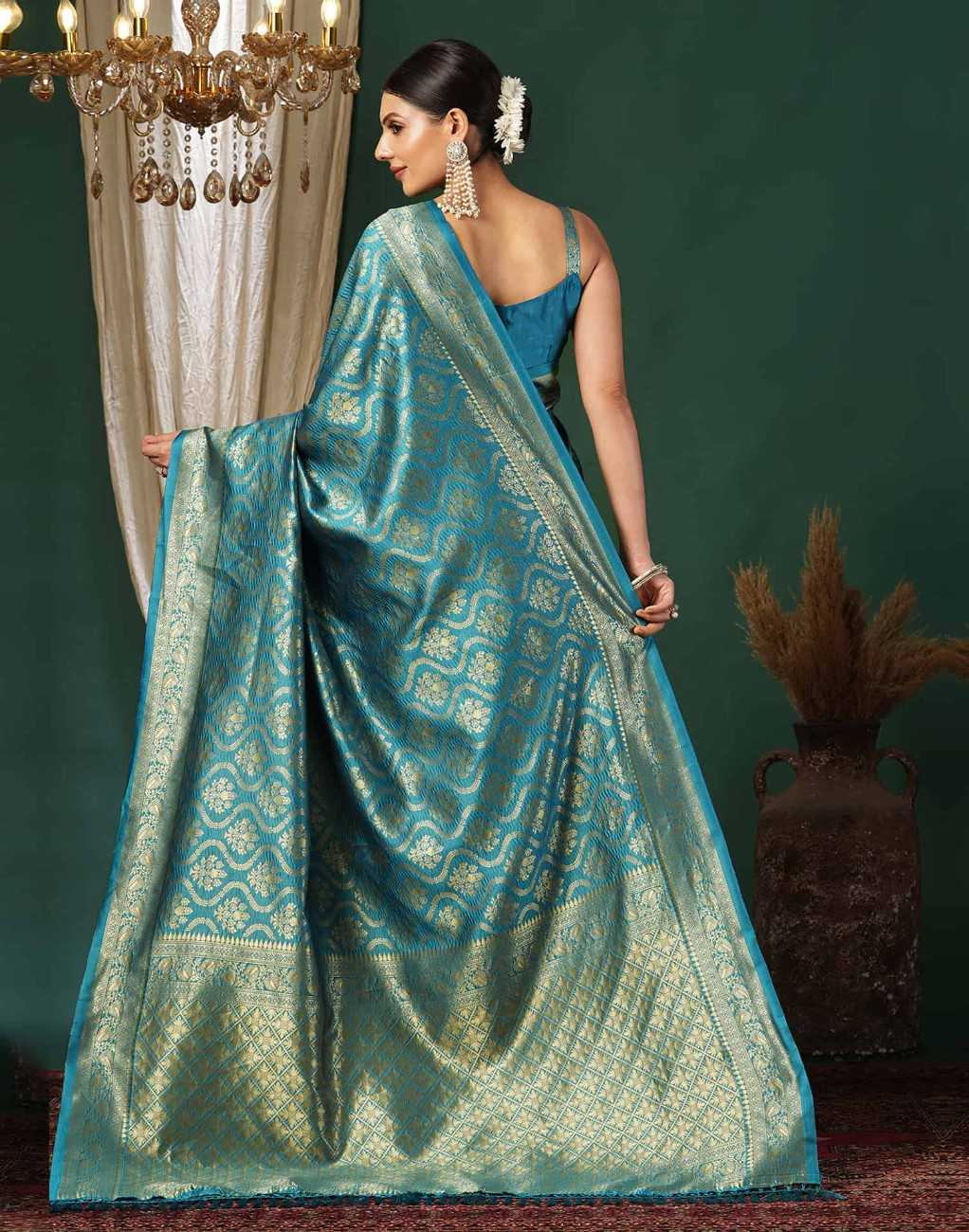 Embellished Banarasi Pure Silk Saree