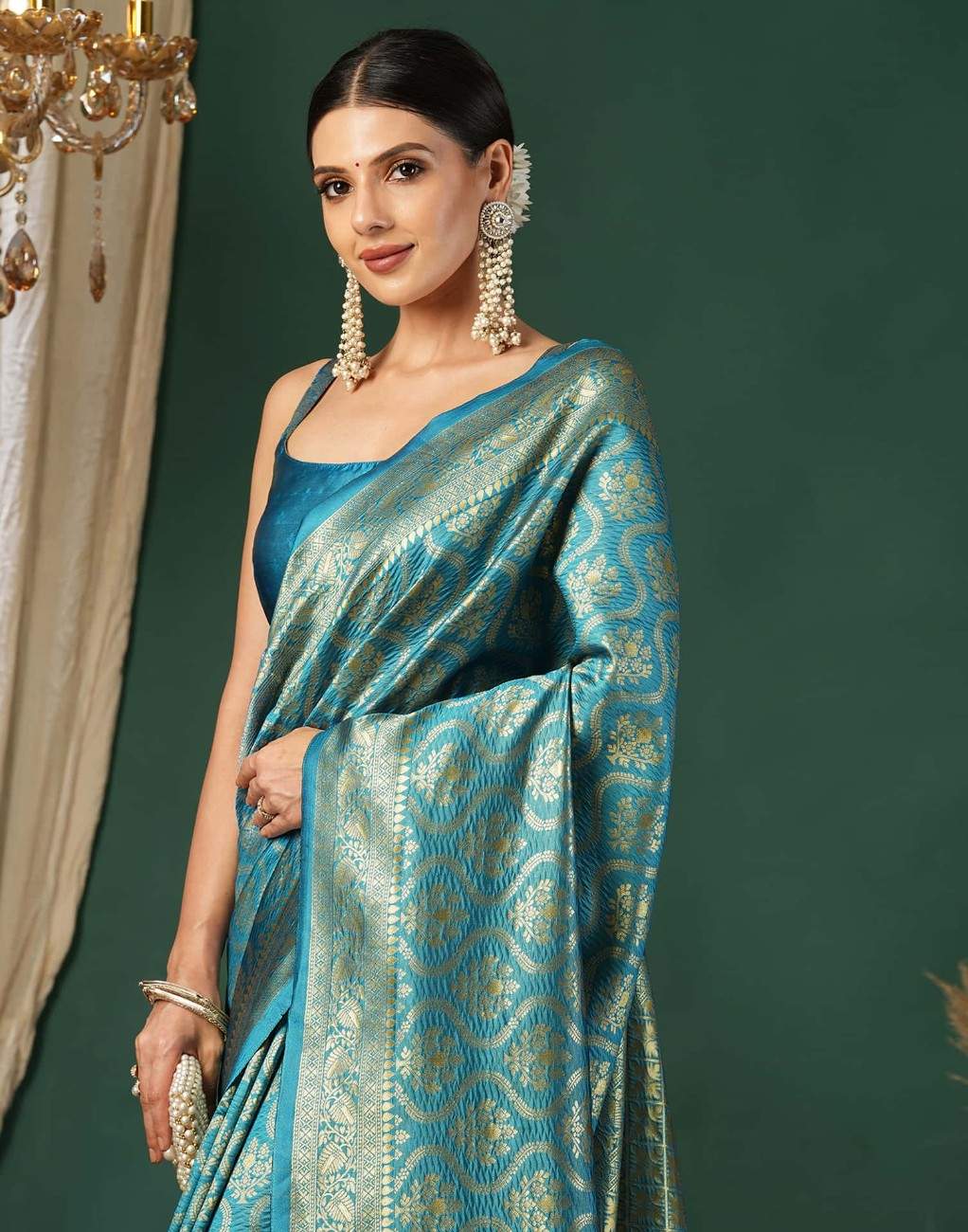 Embellished Banarasi Pure Silk Saree