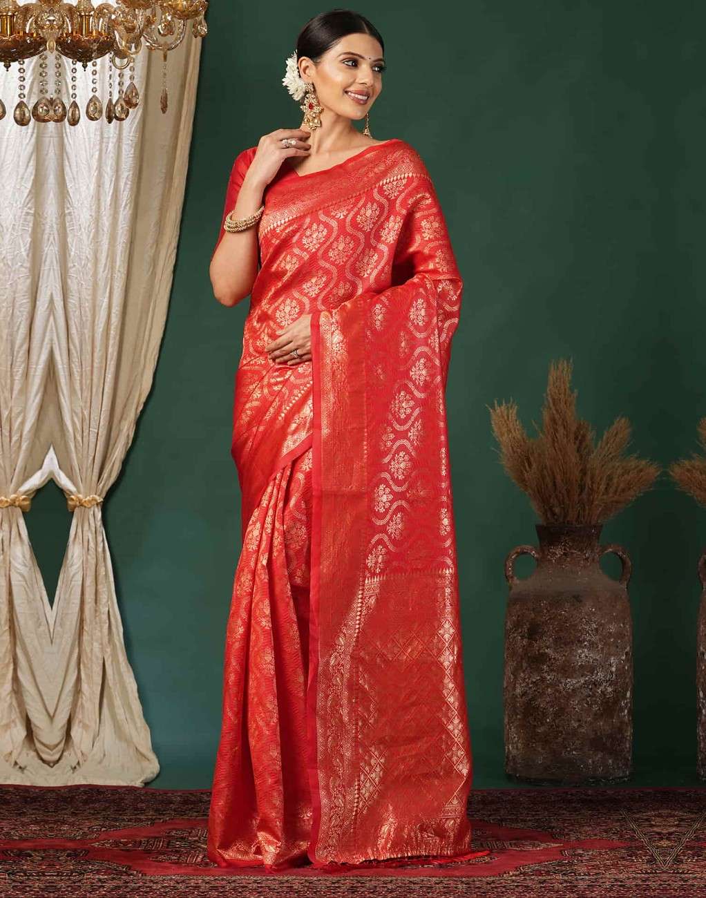 Embellished Banarasi Pure Silk Saree