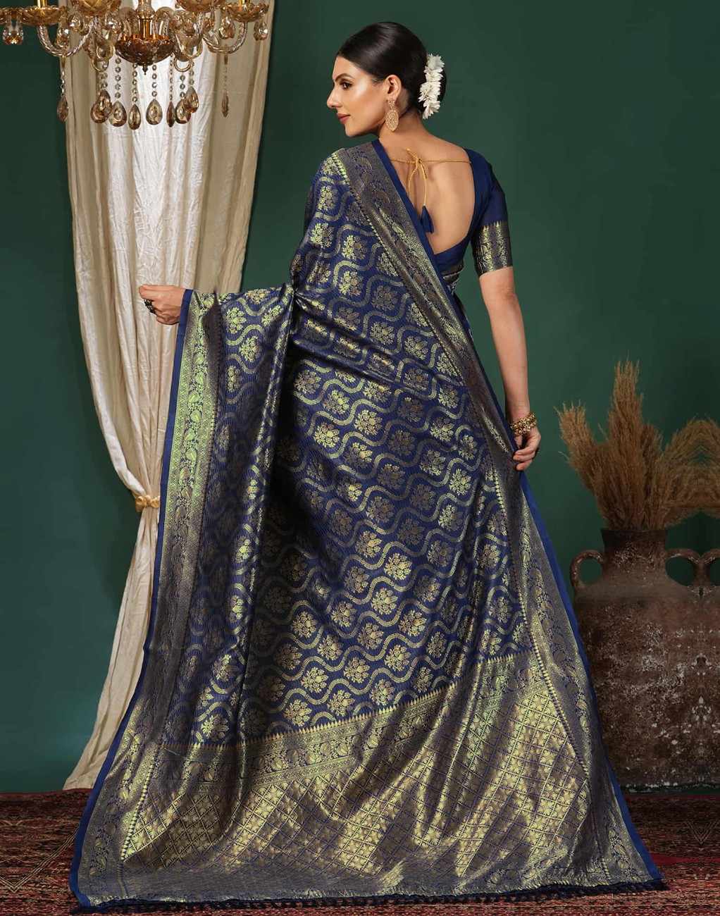 Embellished Banarasi Pure Silk Saree
