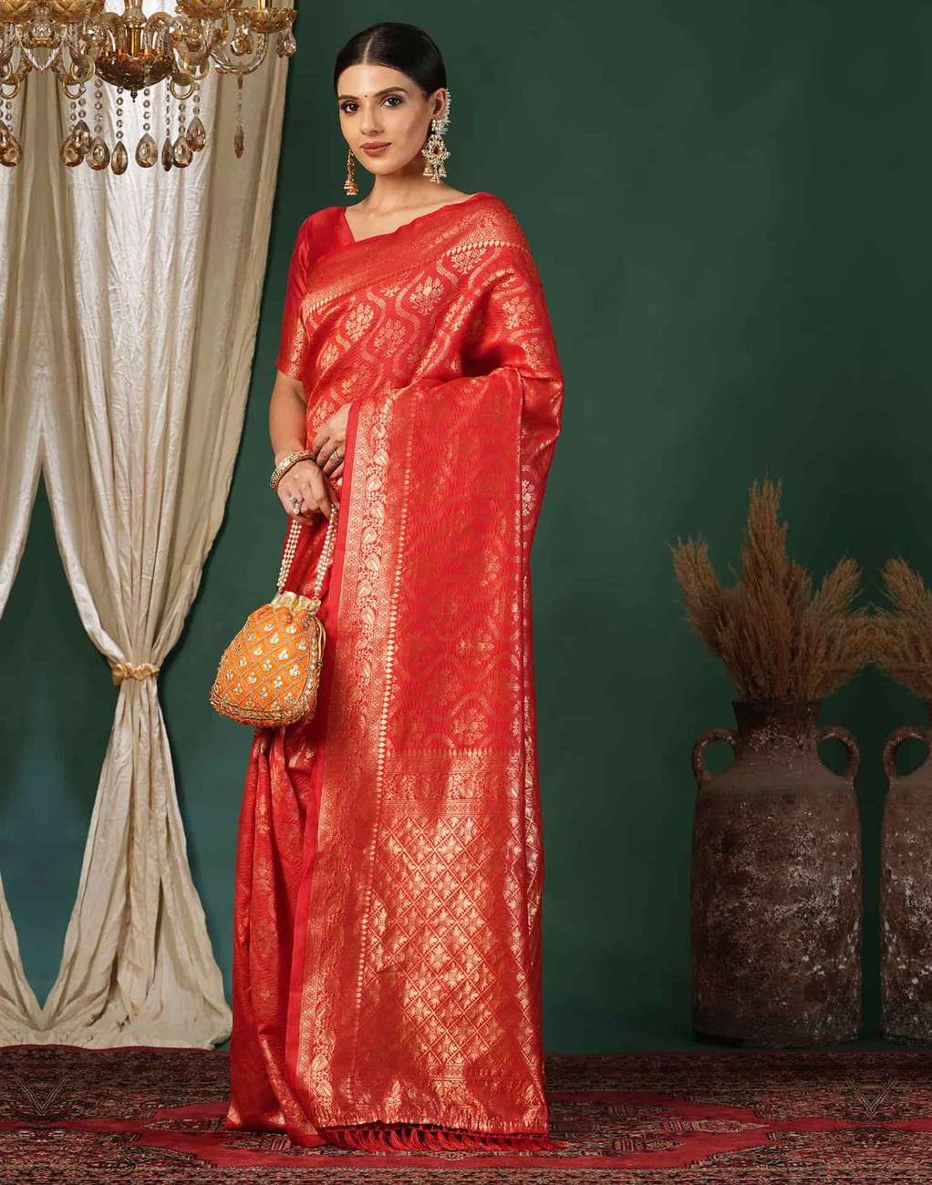 Embellished Banarasi Pure Silk Saree