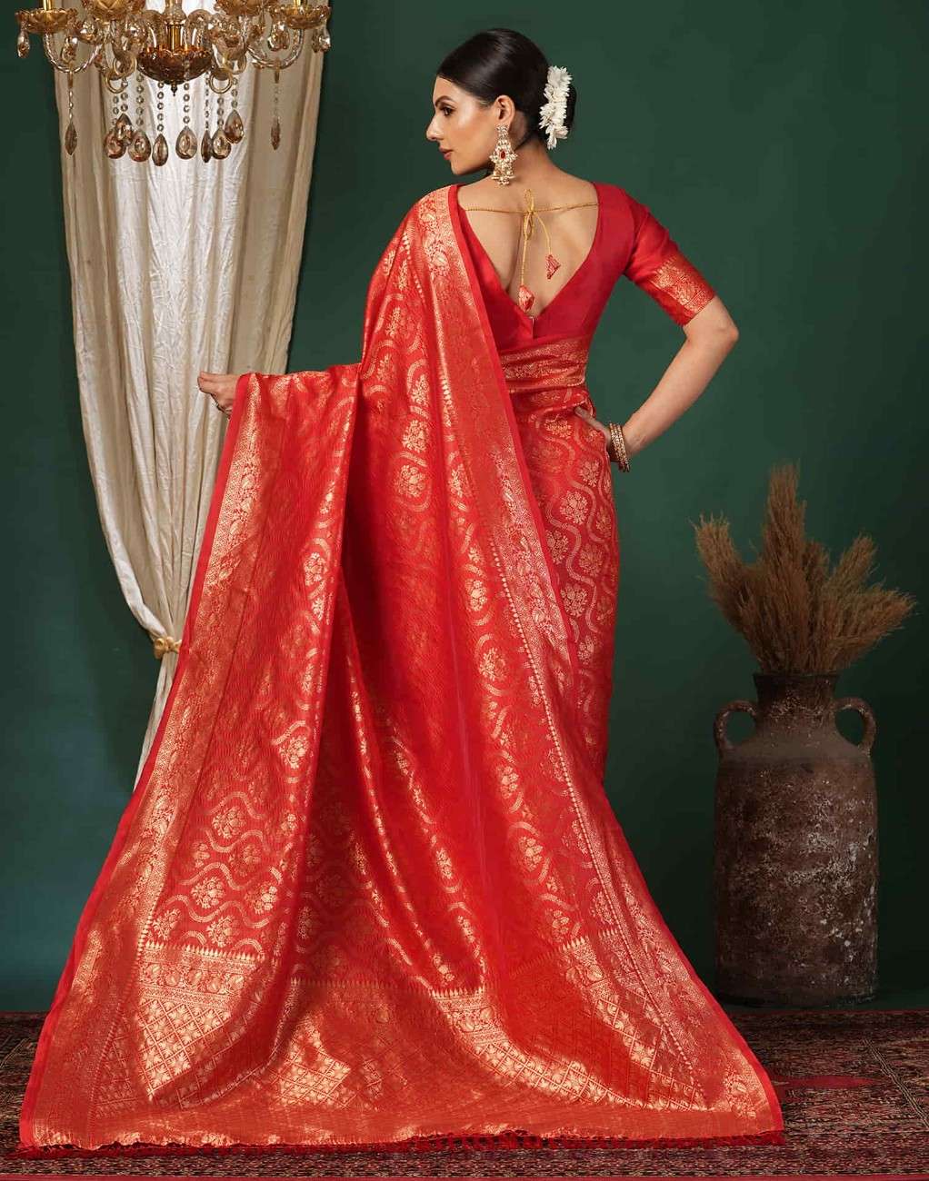 Embellished Banarasi Pure Silk Saree