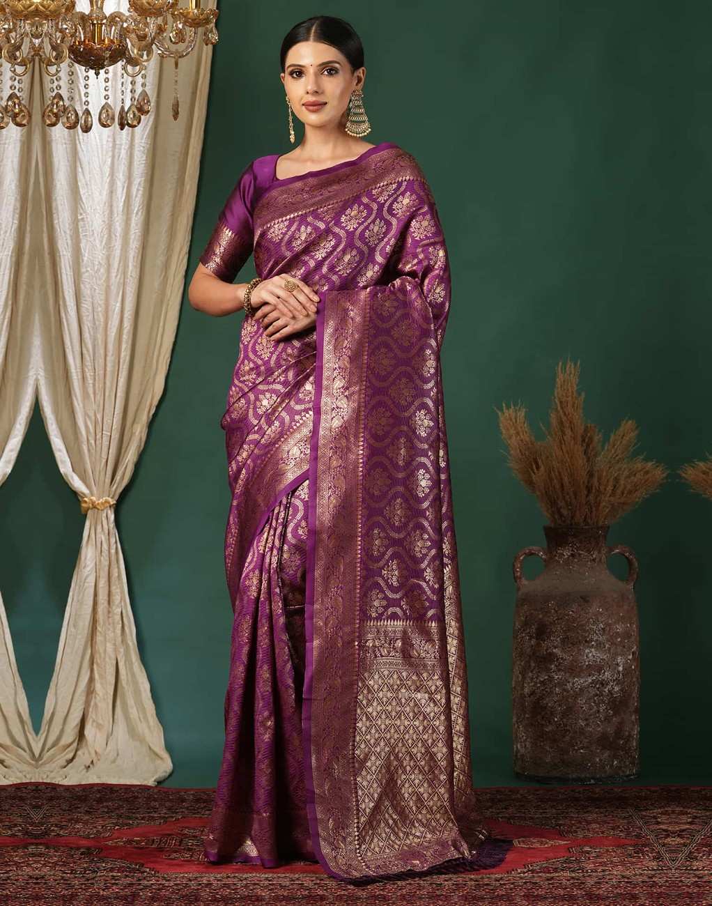 Embellished Banarasi Pure Silk Saree