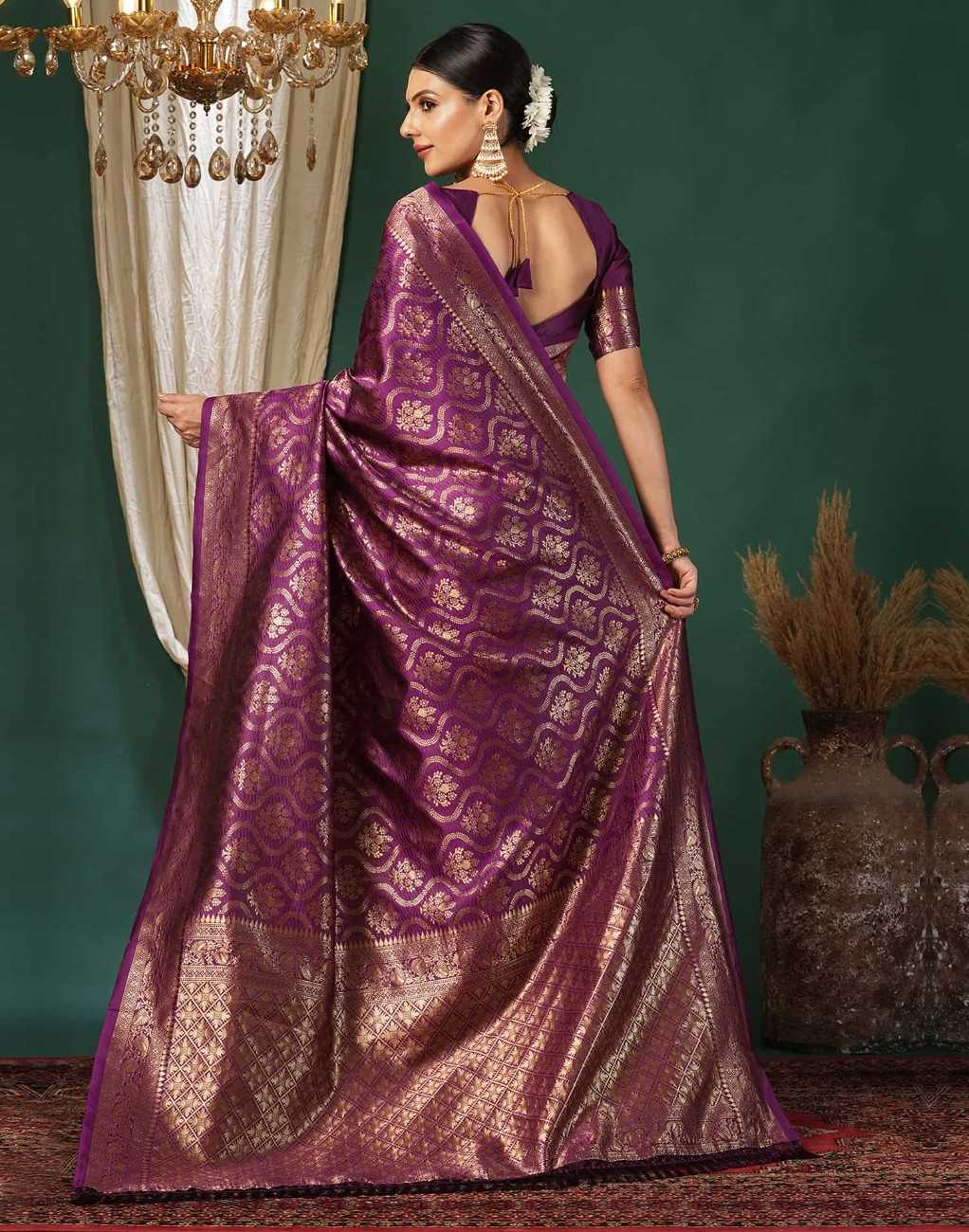 Embellished Banarasi Pure Silk Saree