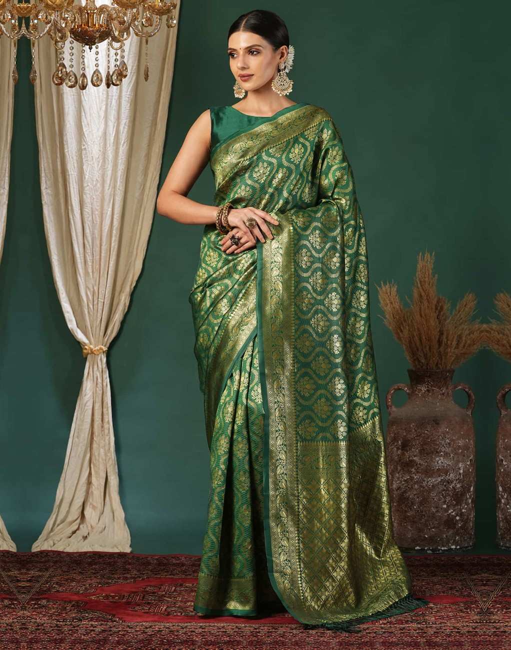 Embellished Banarasi Pure Silk Saree