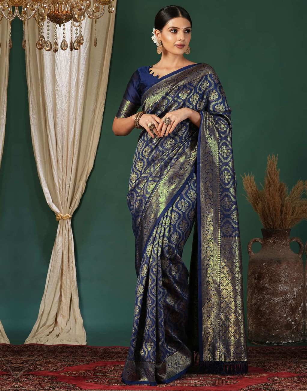Embellished Banarasi Pure Silk Saree