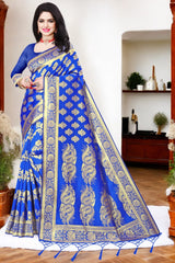 Printed Kanjivaram Jacquard Saree