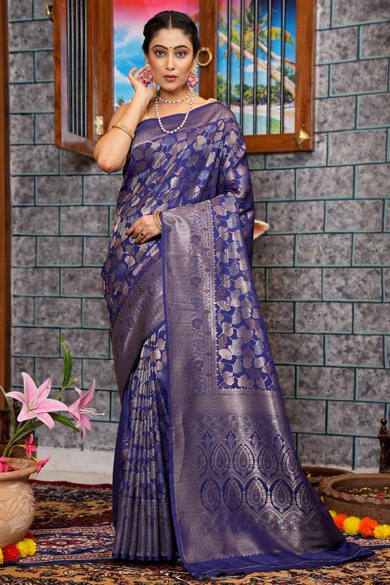 Pure Art Silk Handloom Banarasi Silk Saree