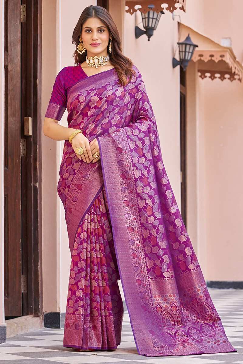 Pure Art Silk Handloom Banarasi Silk Saree