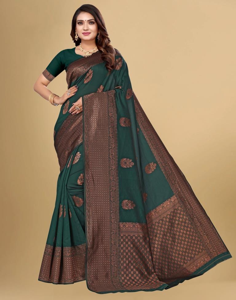 Soft Lichi Kanjivaram Saree For Women