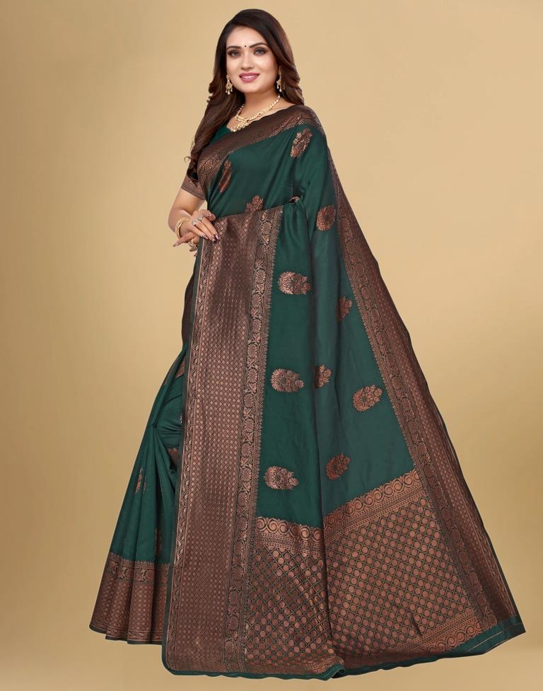 Soft Lichi Kanjivaram Saree For Women