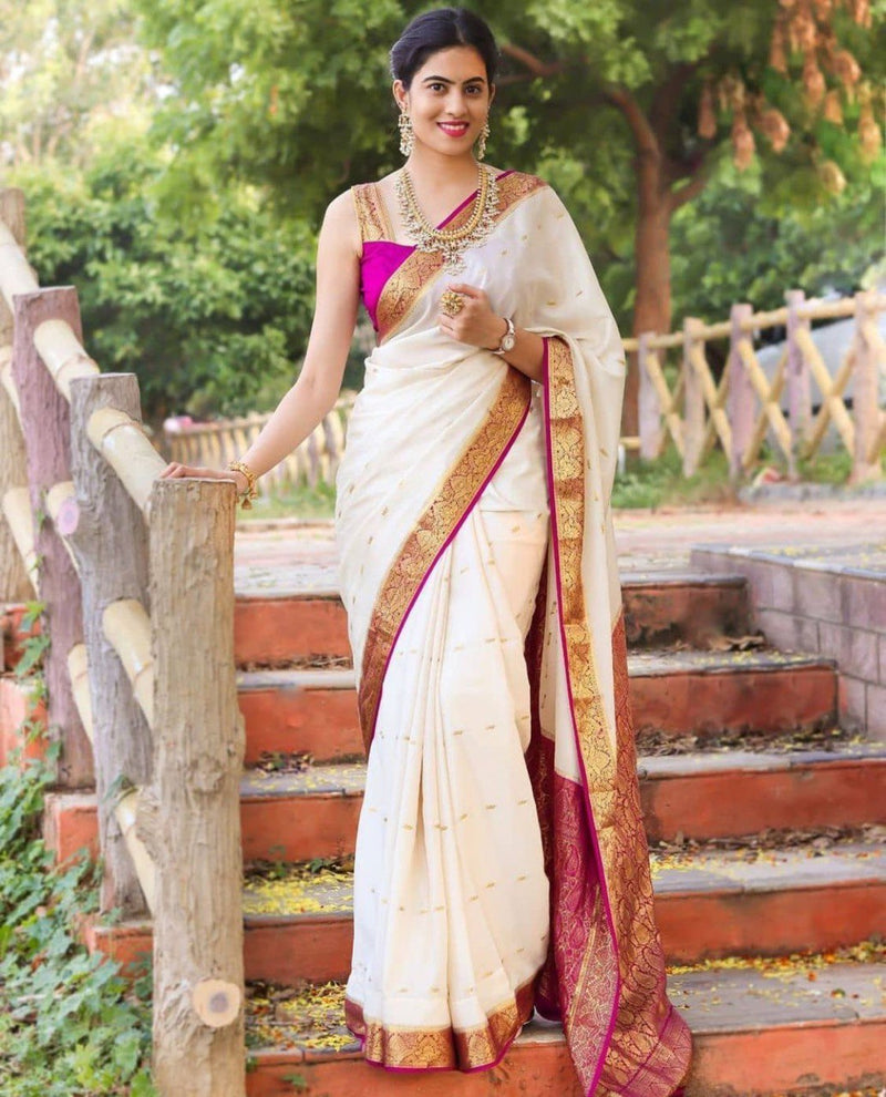 Woven Banarasi Art Silk Saree