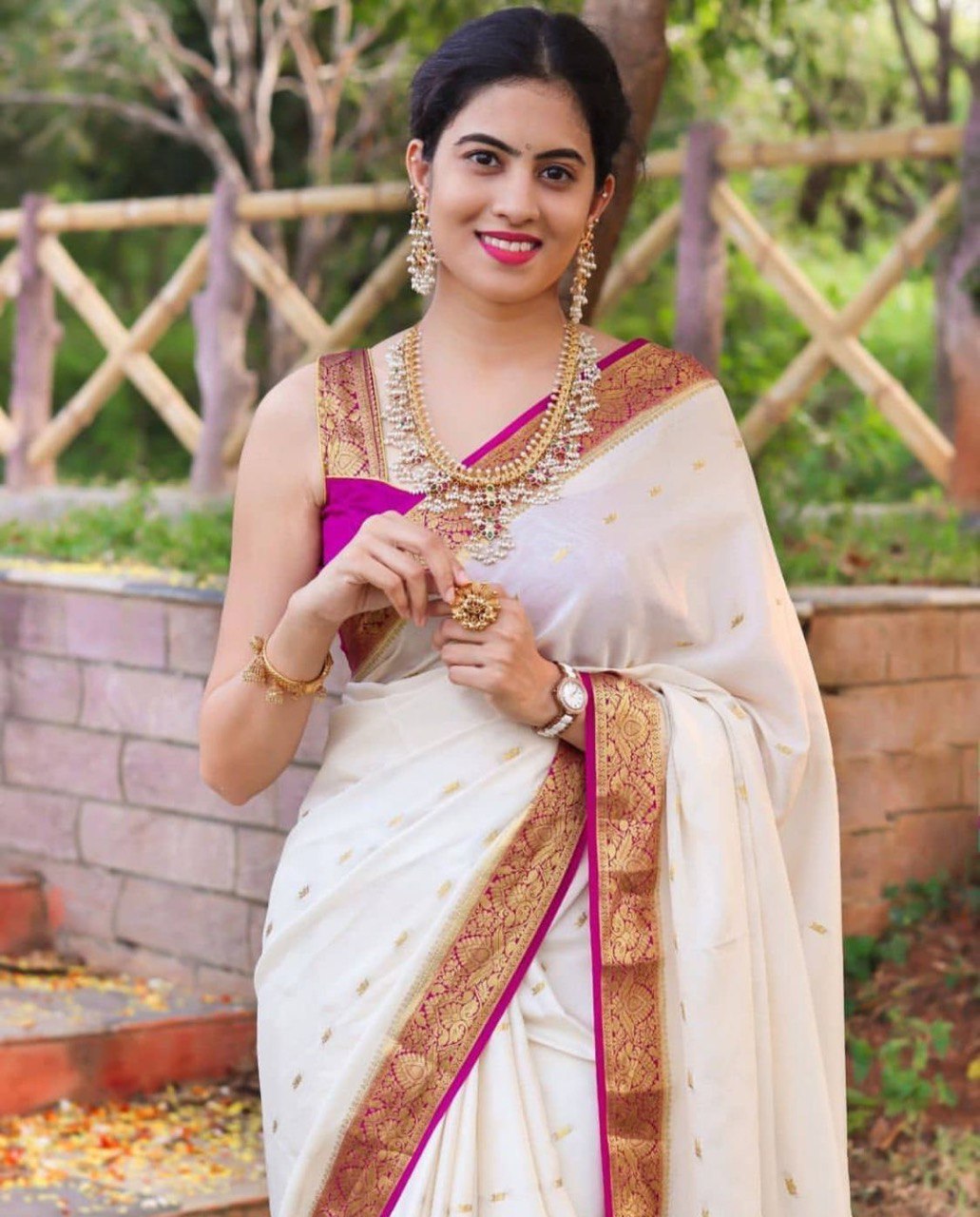 Woven Banarasi Art Silk Saree