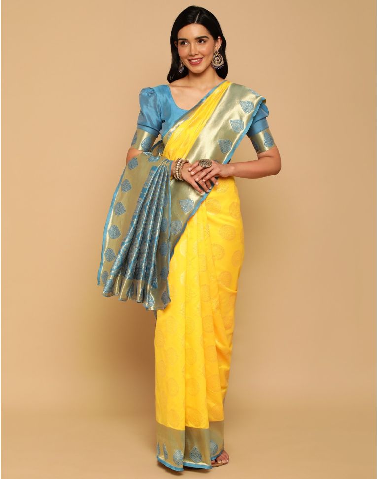 Woven Kanjivaram Jacquard Saree