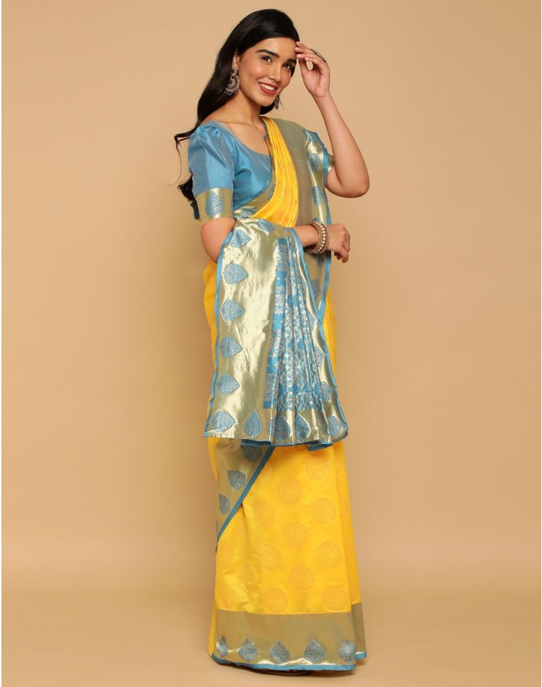 Woven Kanjivaram Jacquard Saree