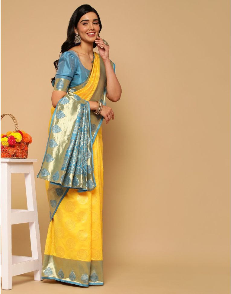 Woven Kanjivaram Jacquard Saree