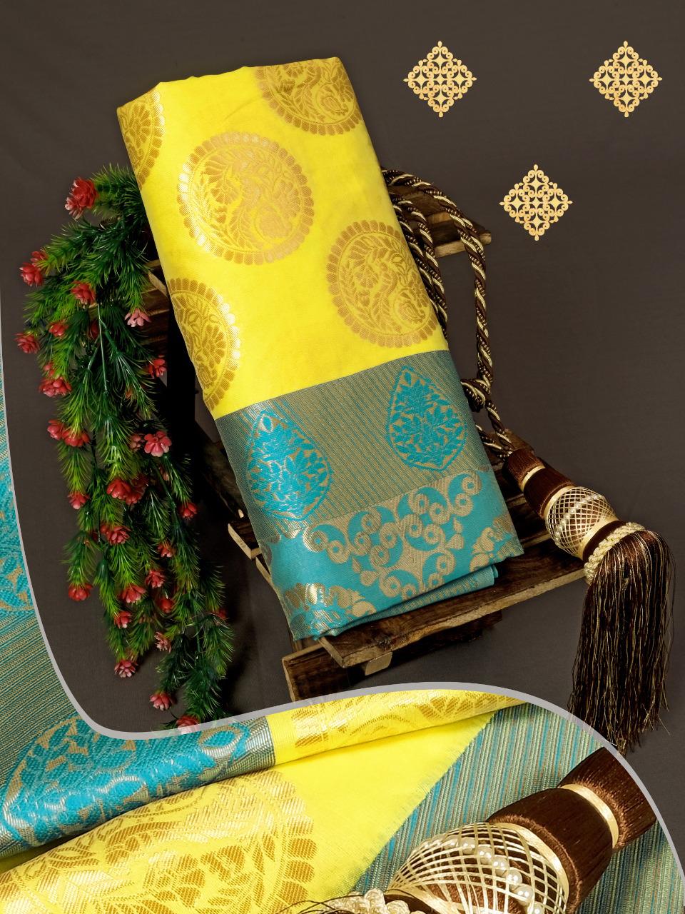 Woven Kanjivaram Jacquard Saree