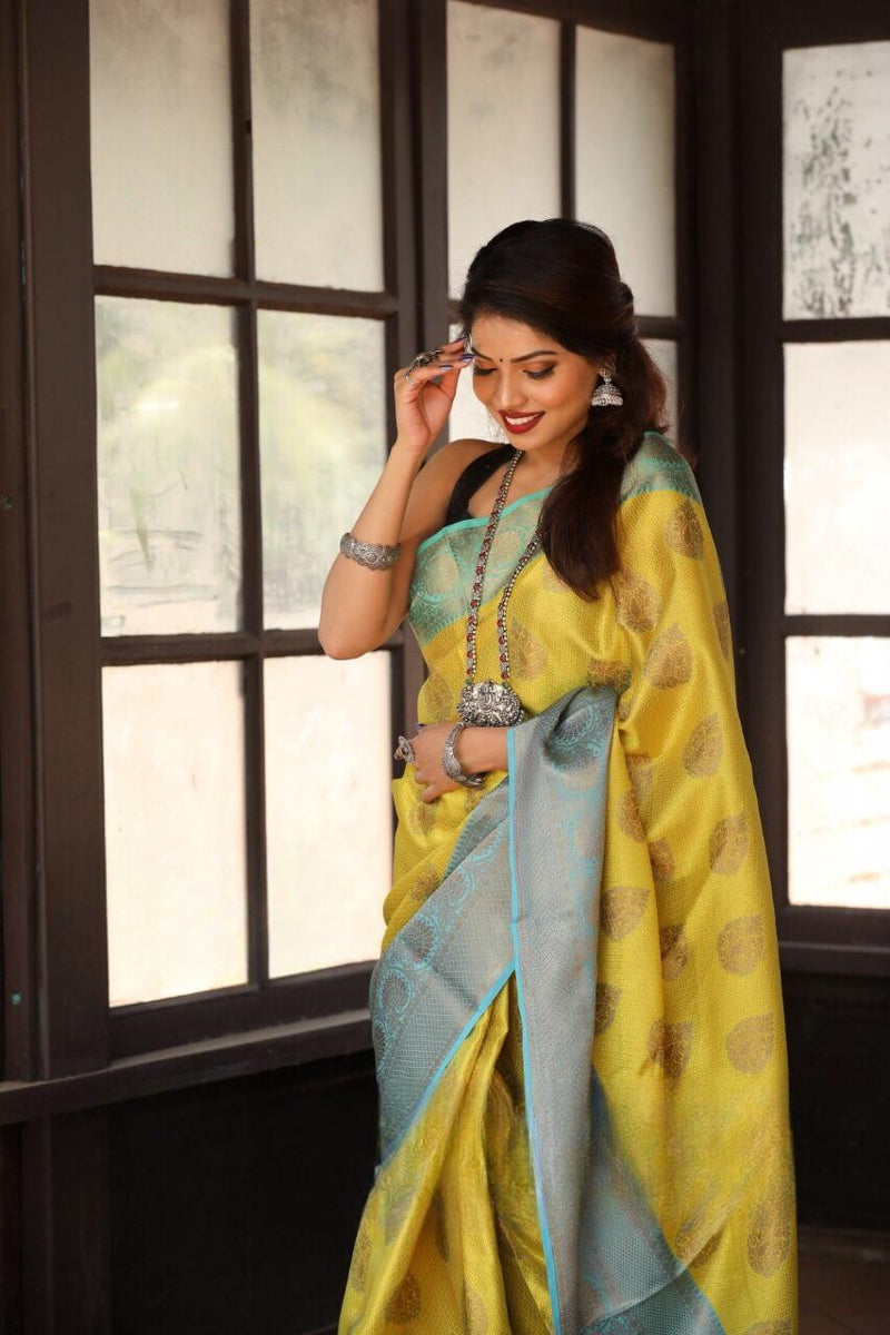 Woven Kanjivaram Pure Silk Saree