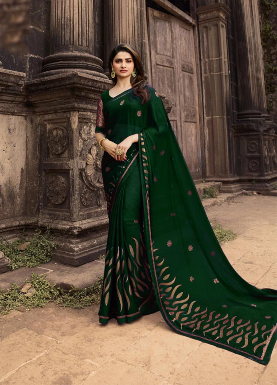 Woven Kanjivaram Pure Silk Saree  (Green)