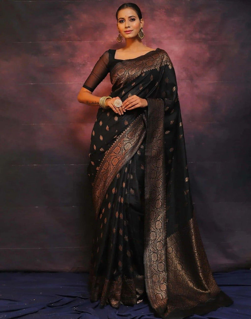 Woven Kanjivaram Silk Saree Art Silk Saree
