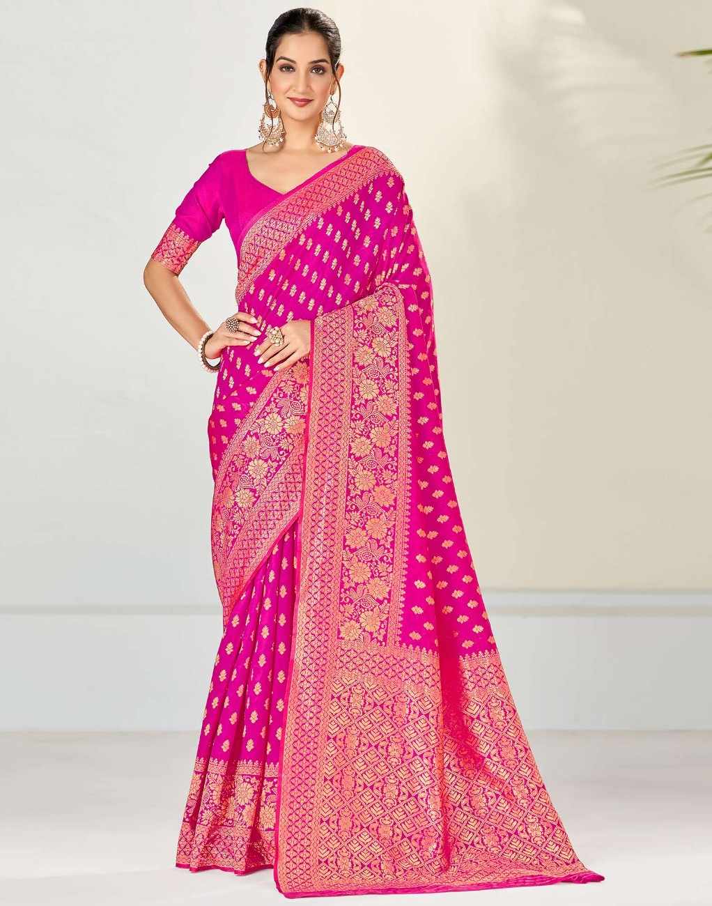 Woven Design Zari Banarasi Saree