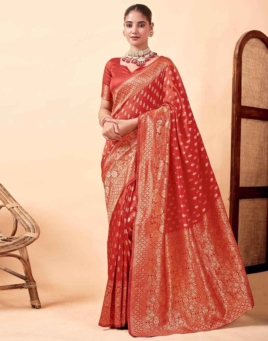 Woven Design Zari Banarasi Saree