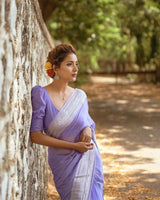 Woven Kanjivaram Art Silk Saree
