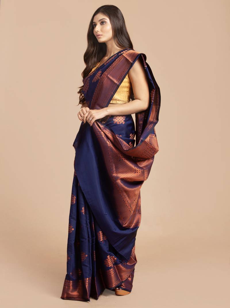 Woven Kanjivaram Pure Silk Saree