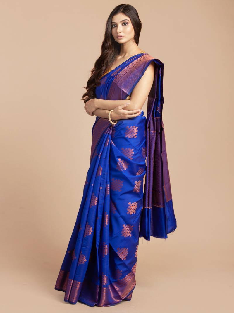 Woven Kanjivaram Pure Silk Saree
