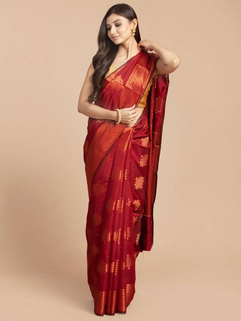 Woven Kanjivaram Pure Silk Saree