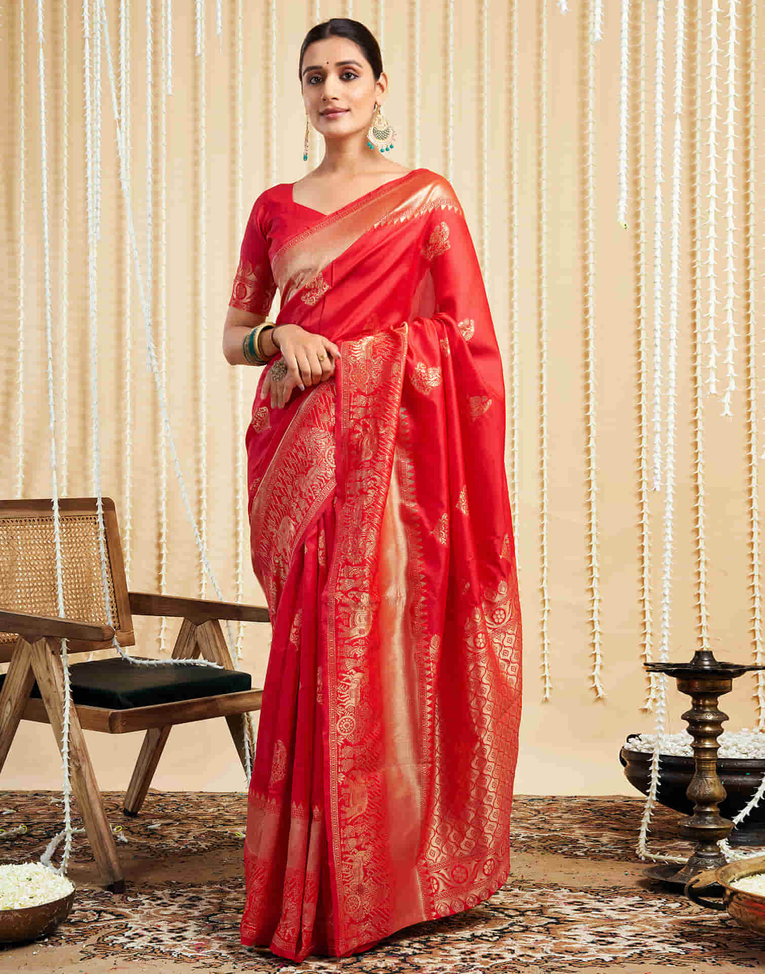 Woven Kanjivaram Silk Blend