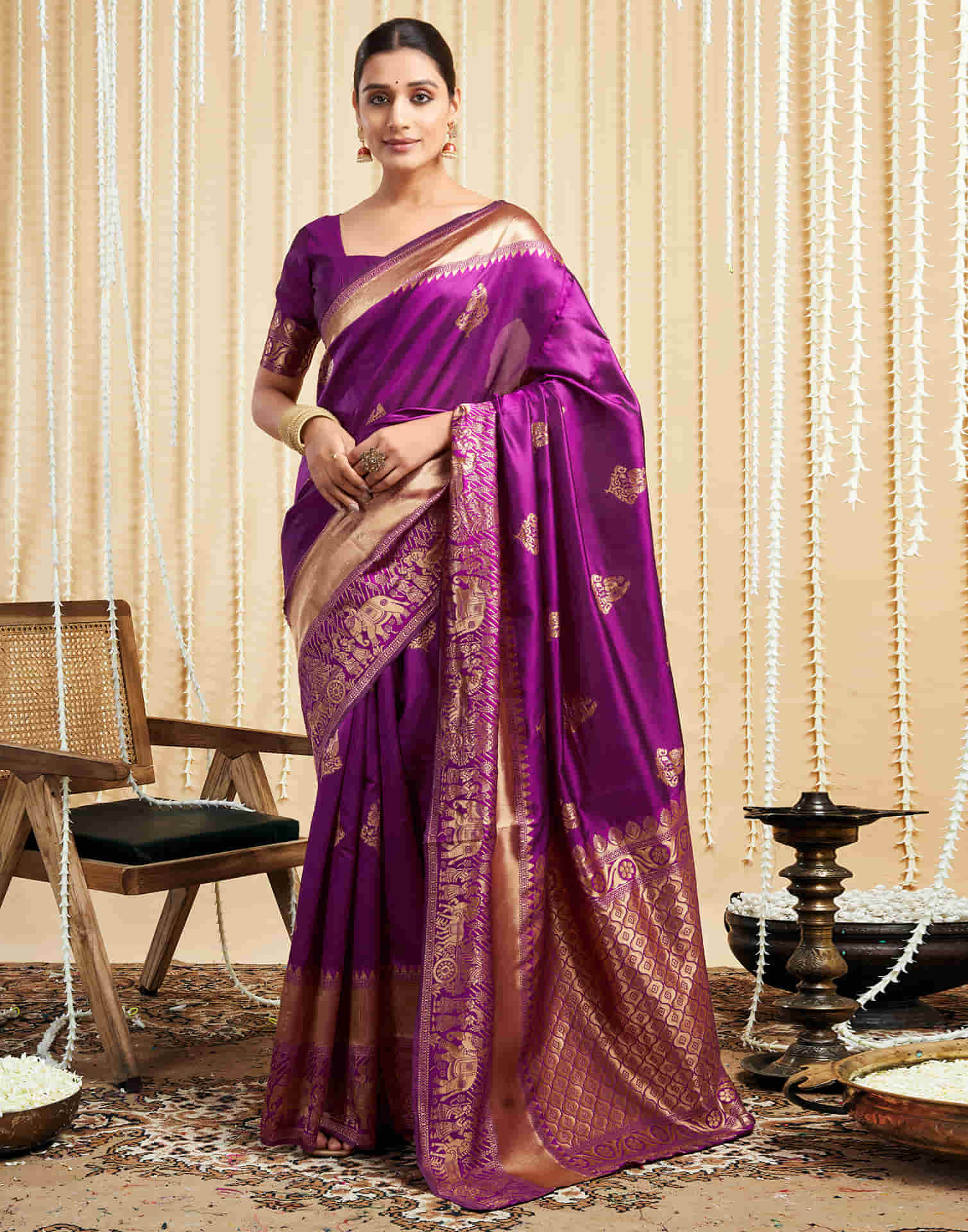 Woven Kanjivaram Silk Blend