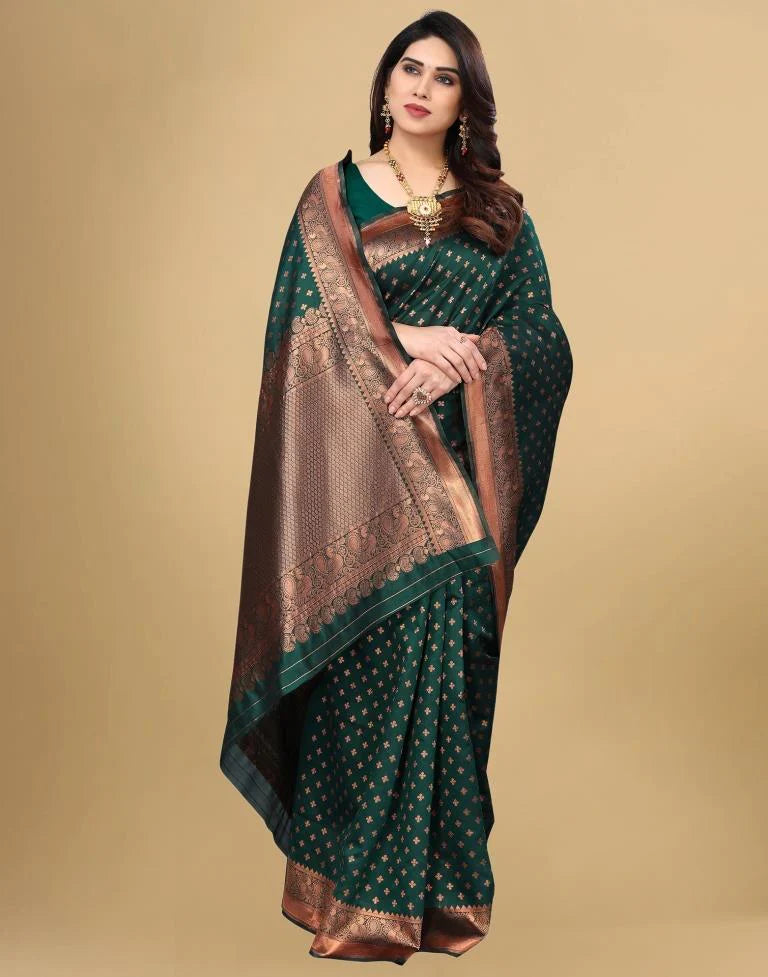 Zari Woven Kanjeevaram Silk Saree