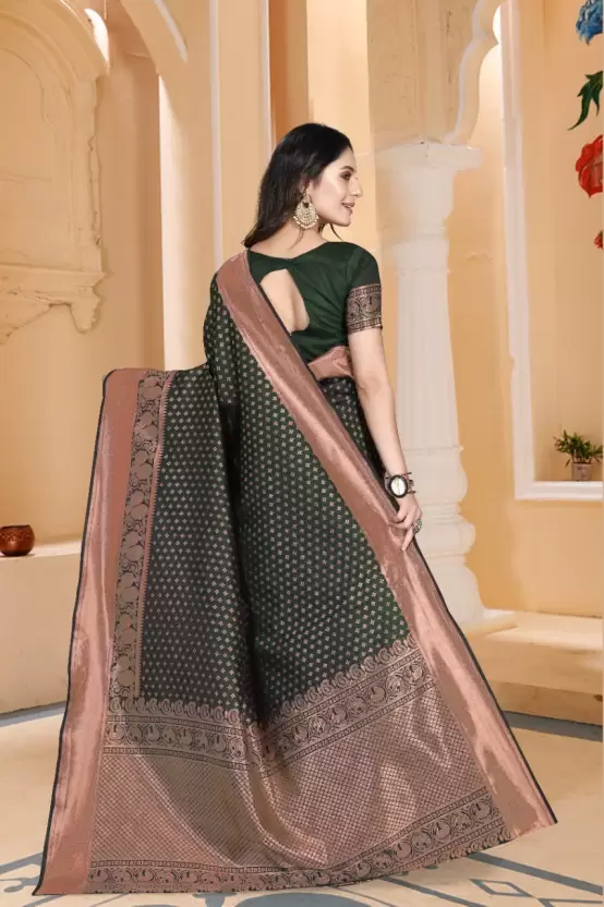 Zari Woven Kanjeevaram Silk Saree
